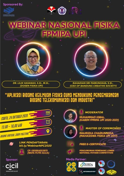 Webinar Nasional Fisika FPMIPA UPI | Event - Eventkampus.com