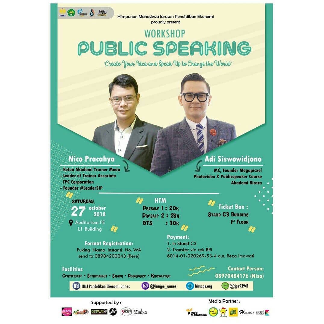 Poster PUBLIK SPEAKING