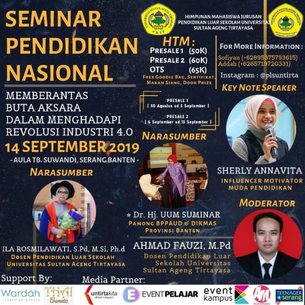 Seminar Nasional Pendidikan 2019 | Event - Eventkampus.com