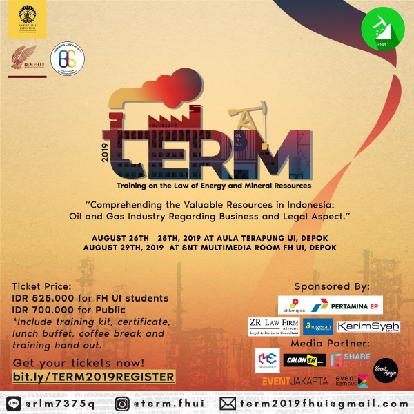 Training on the Law of Energy and Mineral Resources (TERM) 2019