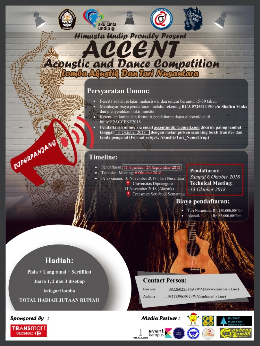 Poster Acoustic and Dance Competition