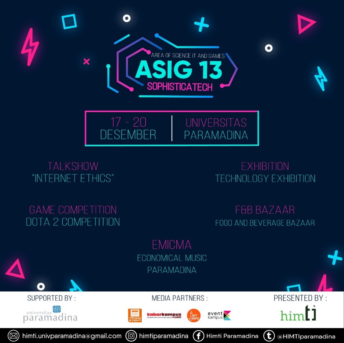 Poster ASIG 13 [Area Science of IT and Games]