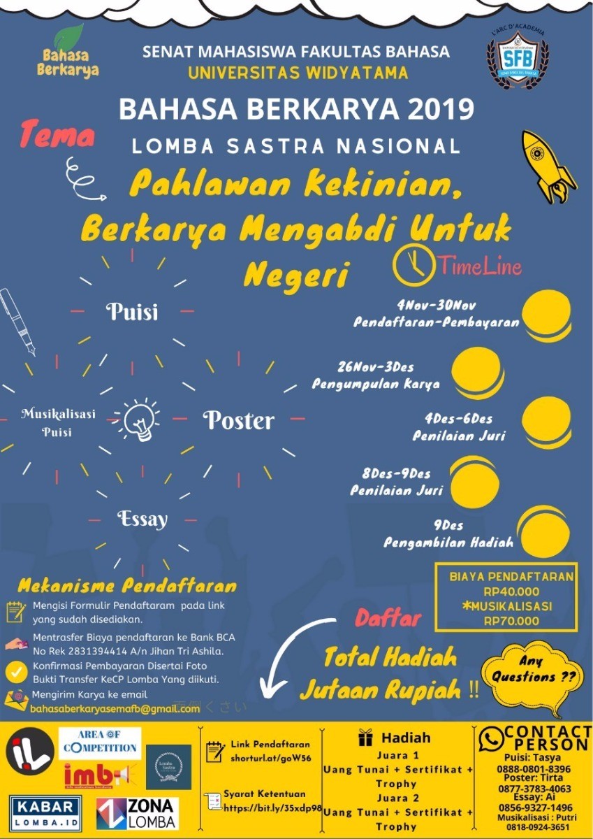 Poster Bahasa Berkarya 2019