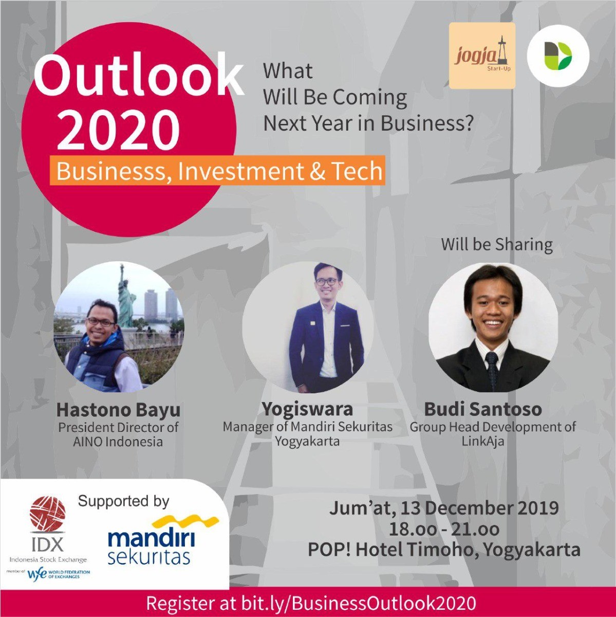 Poster Business Outlook 2020: Business, Investment, Technology