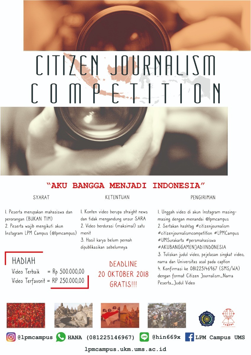 Poster Citizen Journalism Competition