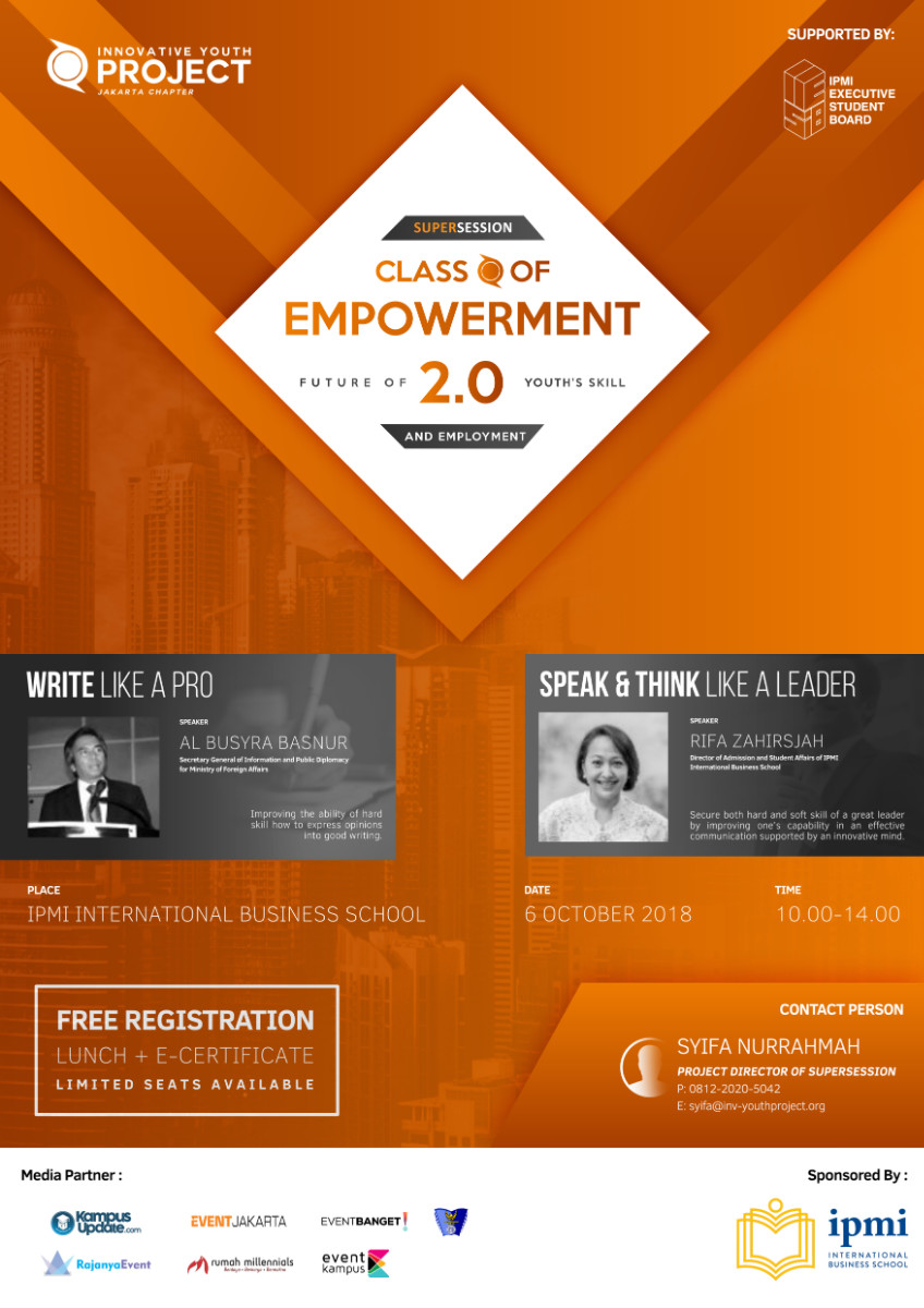 Poster Class of Empowerment 2.0