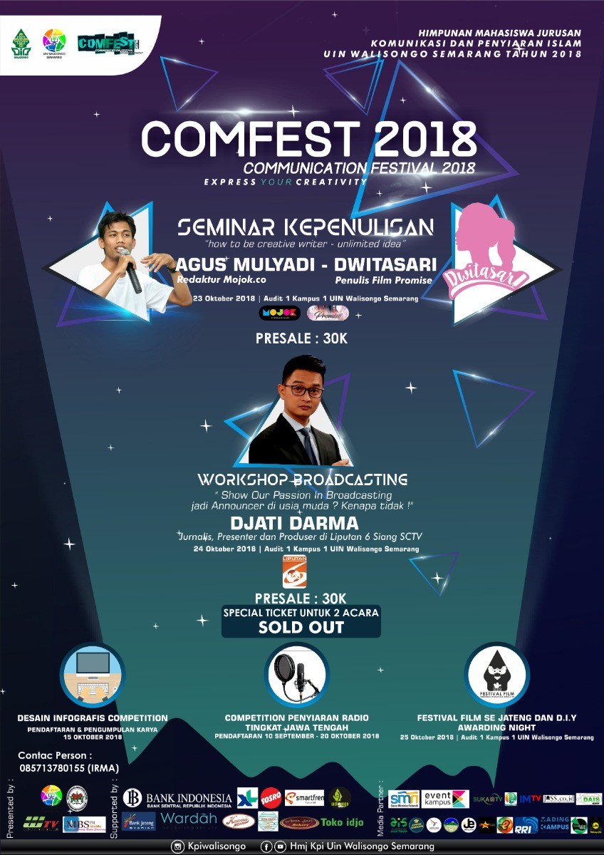 Poster Comunication Festival (COMFEST 2018)