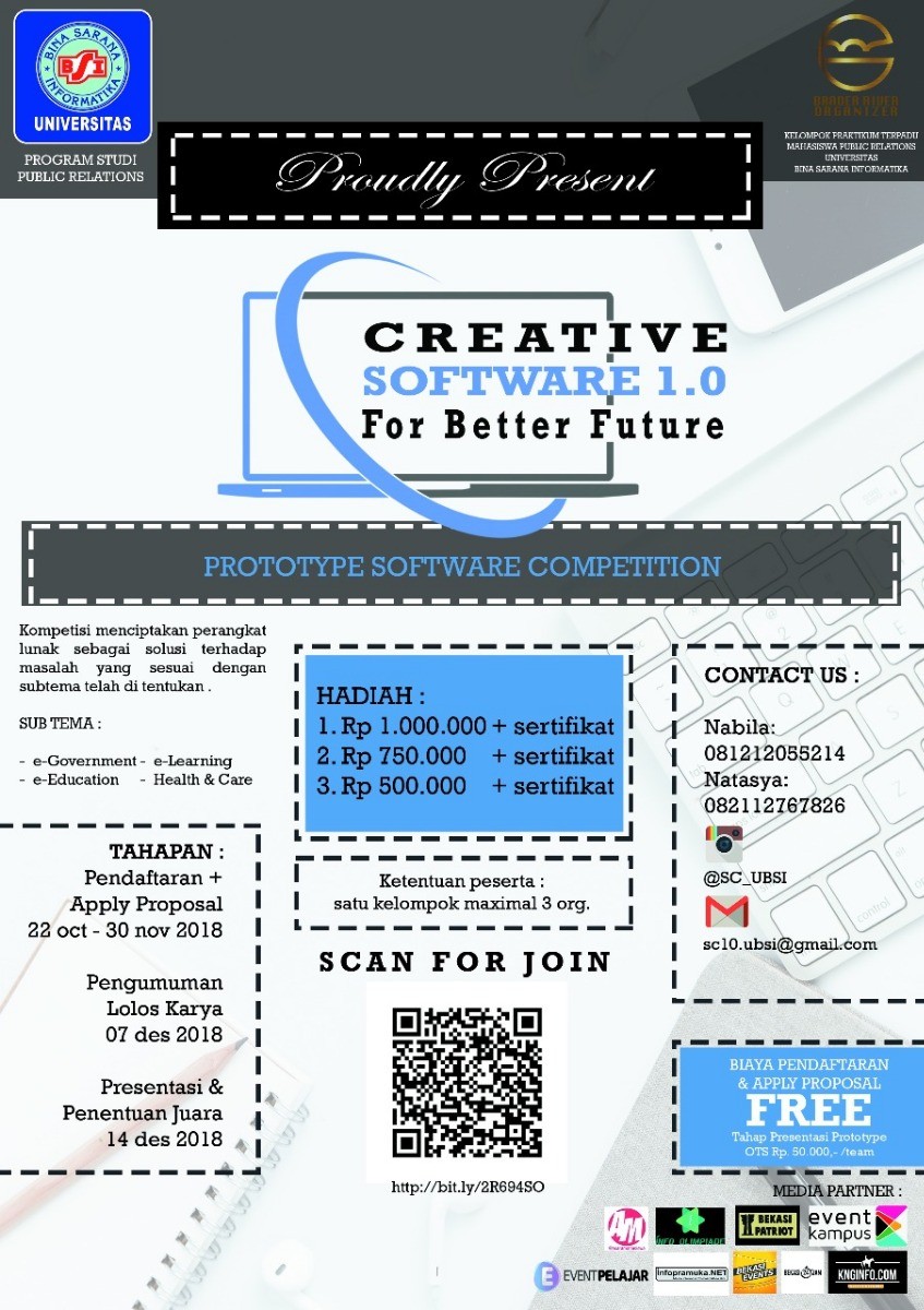 Poster Creative Software 1.0 : For Better Future