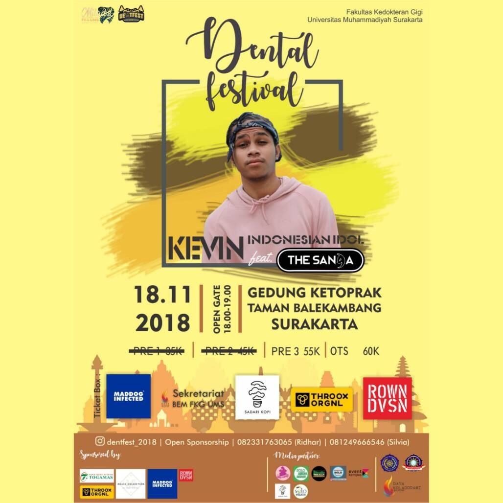 Poster DENTAL FESTIVAL FKG UMS 2018