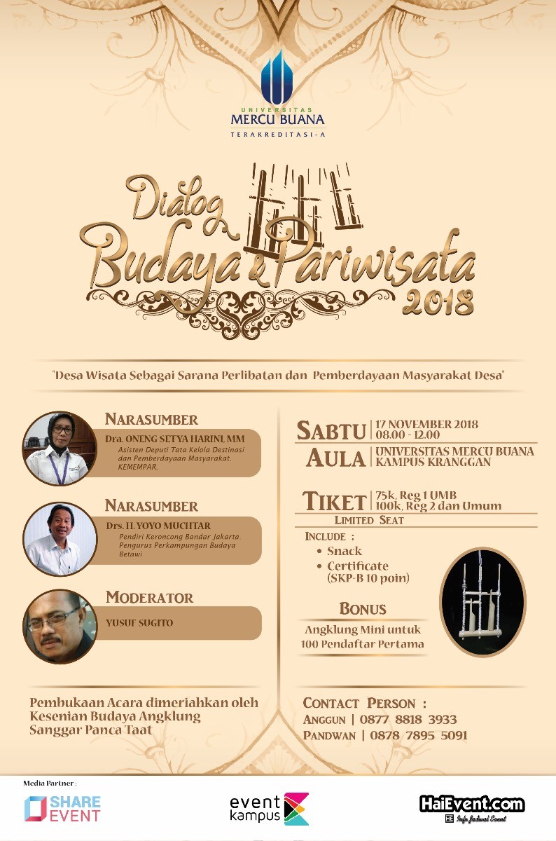 Poster Dialog Budaya & Pariwisata