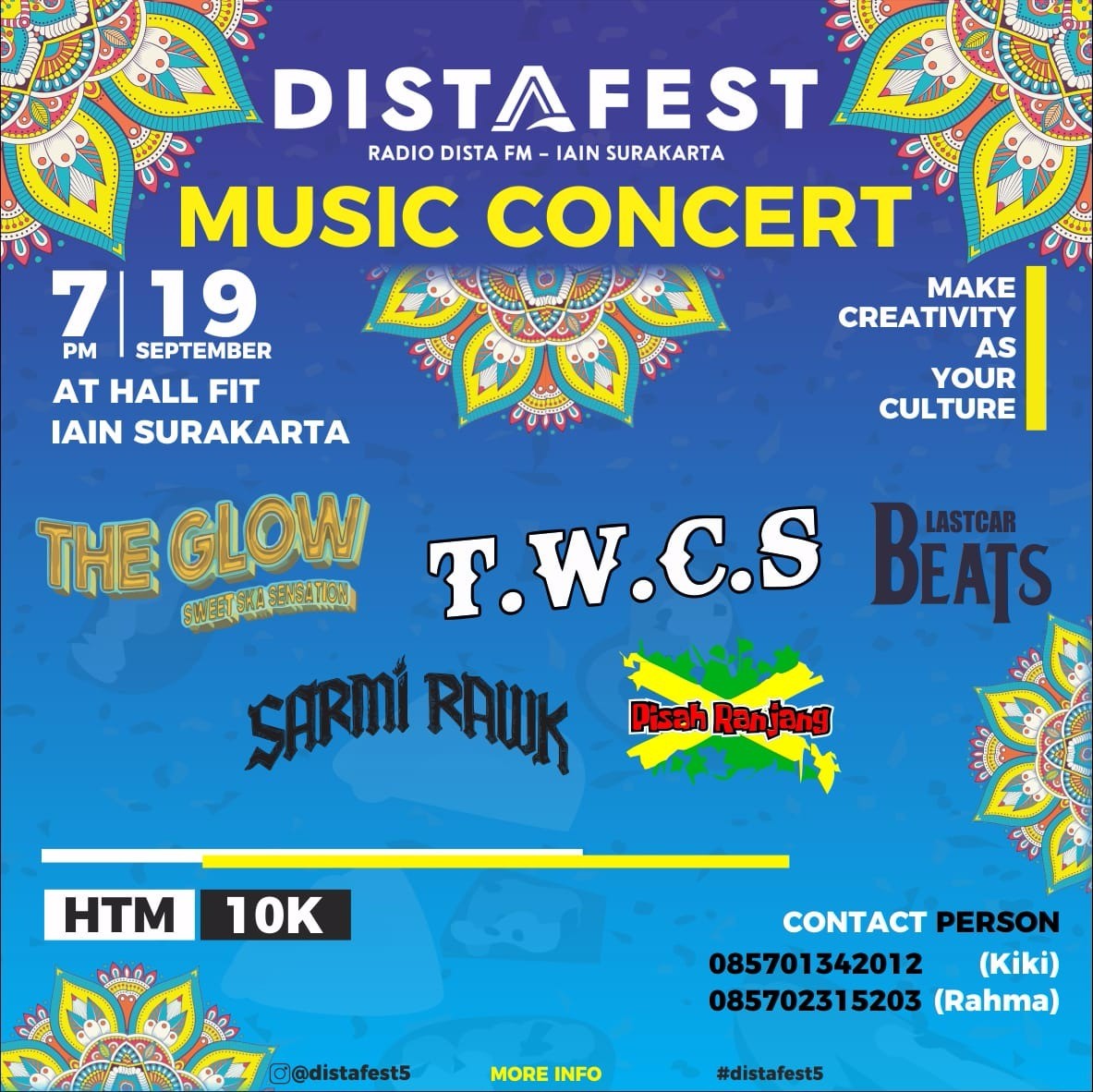 Poster Distafest music