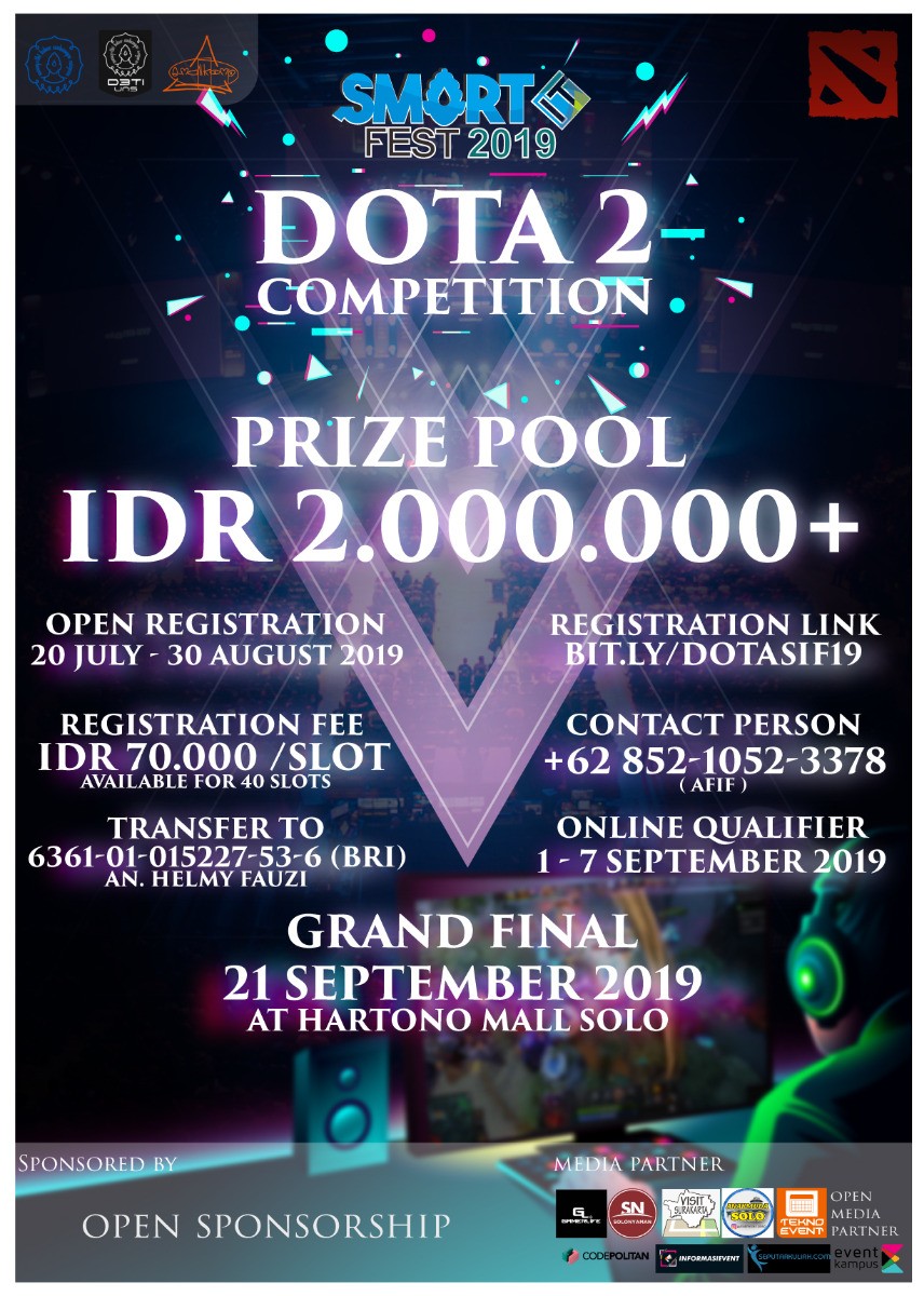 Poster DOTA 2 COMPETITION