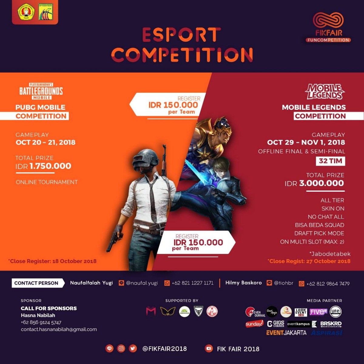 Poster E-SPORT COMPETITION