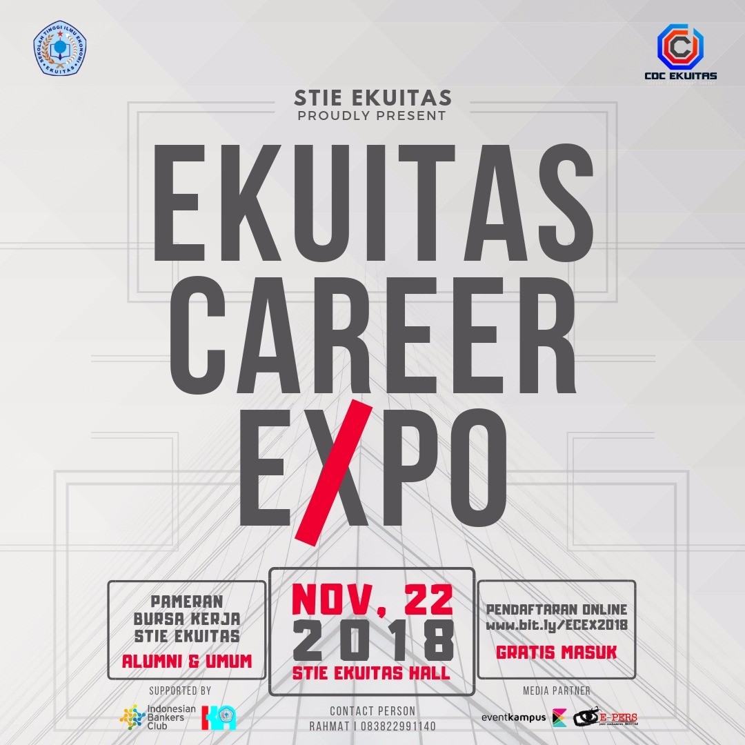 Poster EKUITAS CAREER EXPO 2018