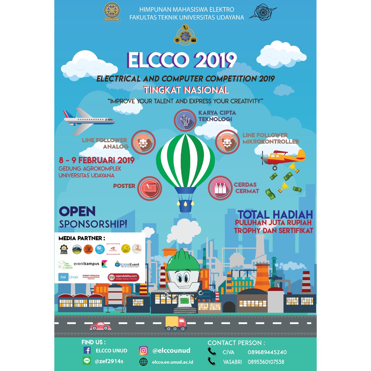 Poster ELCCO (Electrical and Computer Competition) 2019