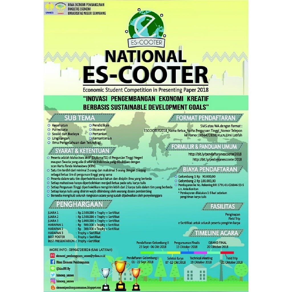 Poster Escooter (economic student competition in present in a paper) 2