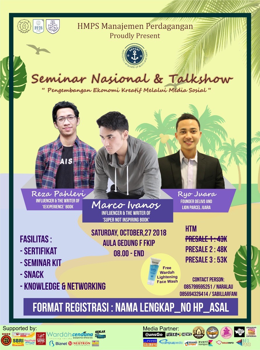 Poster Seminar Nasional Talkshow Export Uns Eventkampuscom