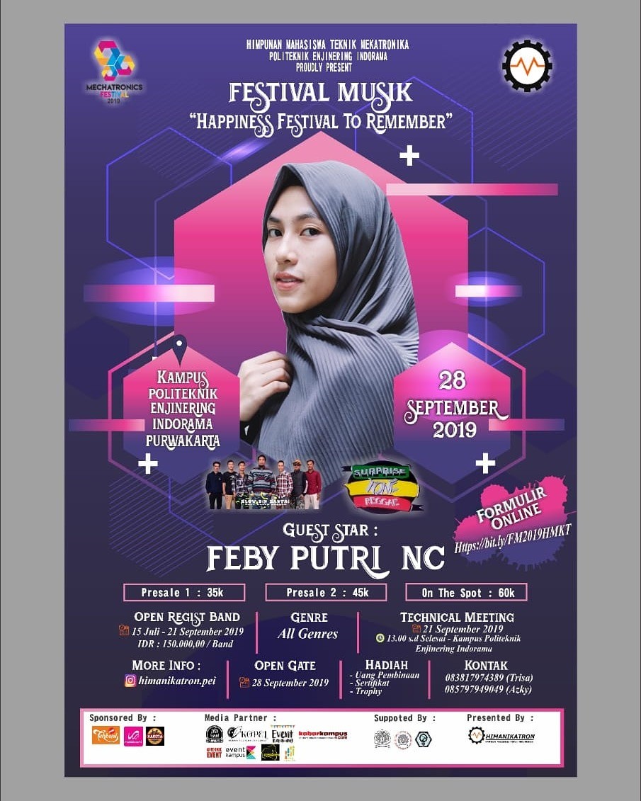 Poster Festival musik 2019