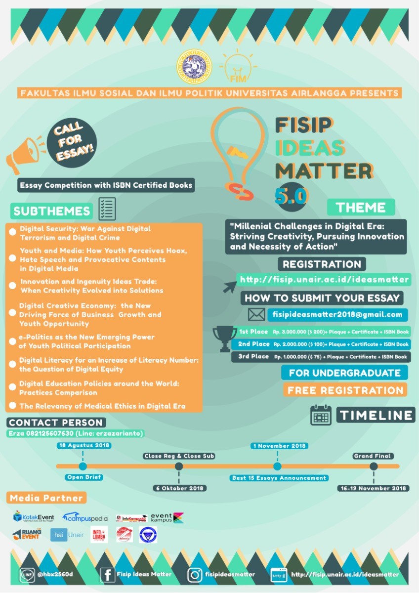 Poster Fisip Ideas Matter 5.0