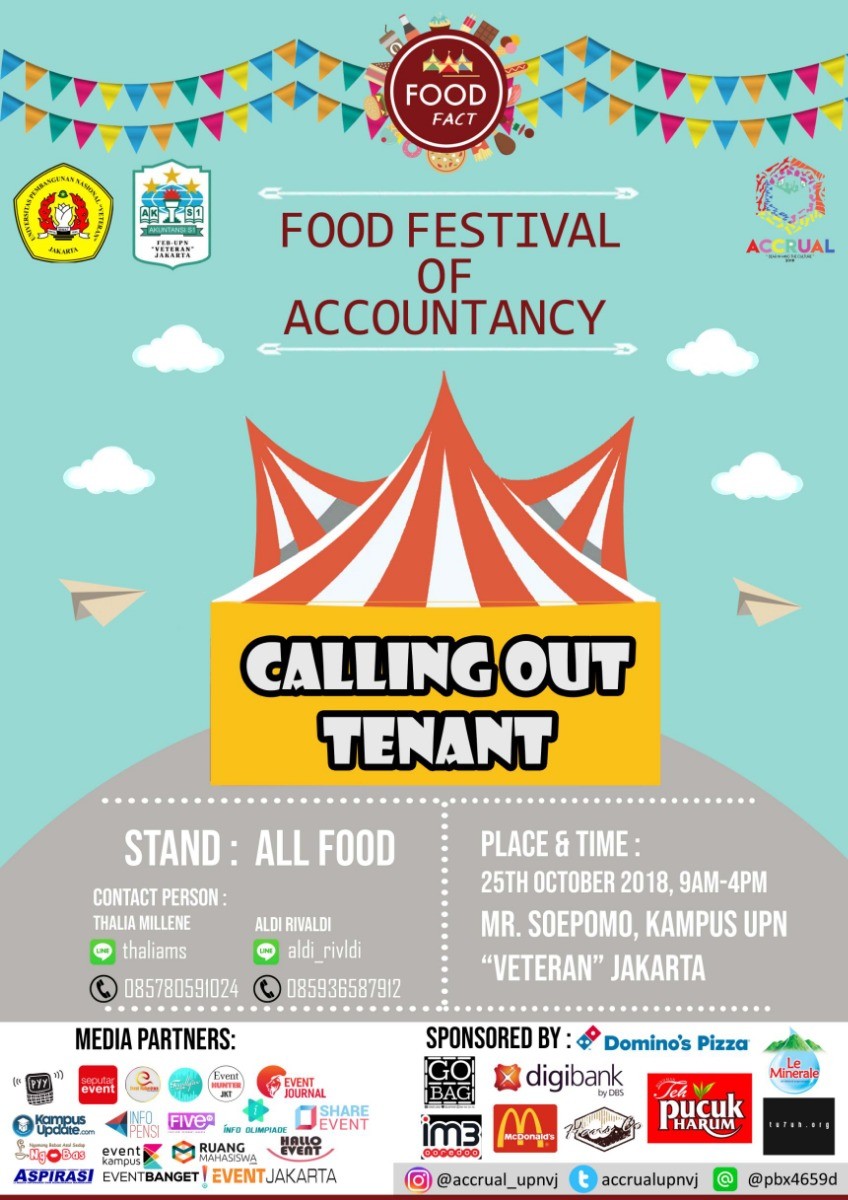 Poster FOOD FESTIVAL OF ACCOUNTANCY