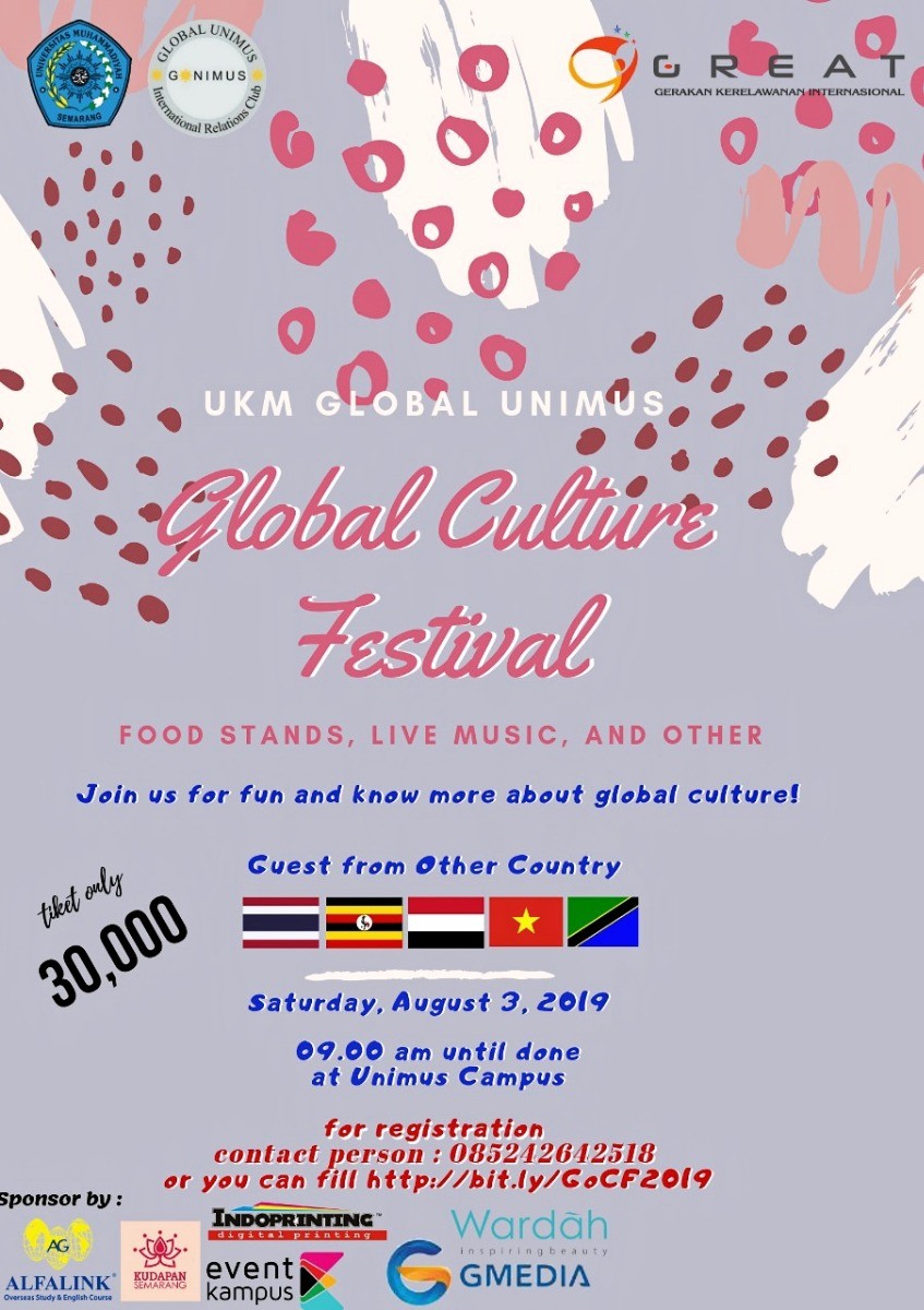 Poster Global culture festival
