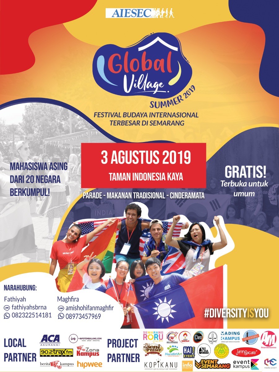 Poster Global Village Summer 2019