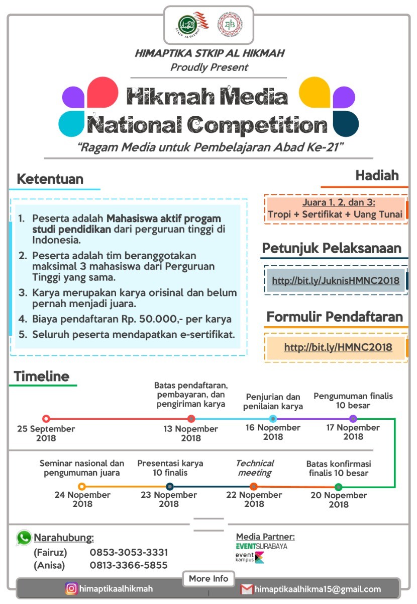 Poster HIKMAH MEDIA NATIONAL COMPETITION