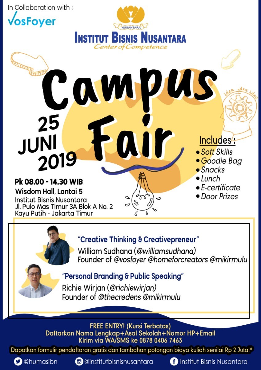 Poster IBN Campus Fair 2019