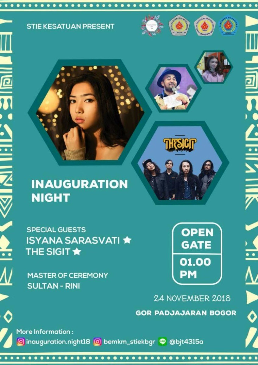 Poster Inauguration Night