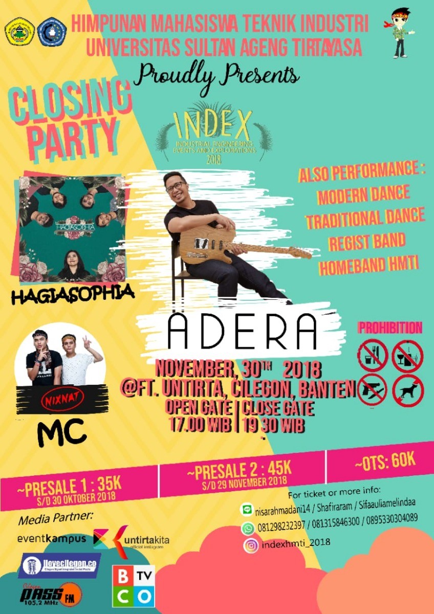 Poster INDEX 2018 (Industrial Engineering Events and Exploration)