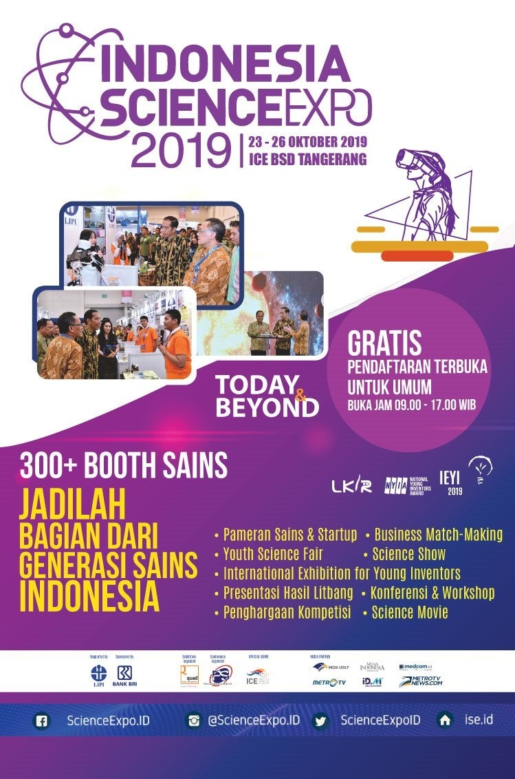 Poster Indonesia Science Expo 2019