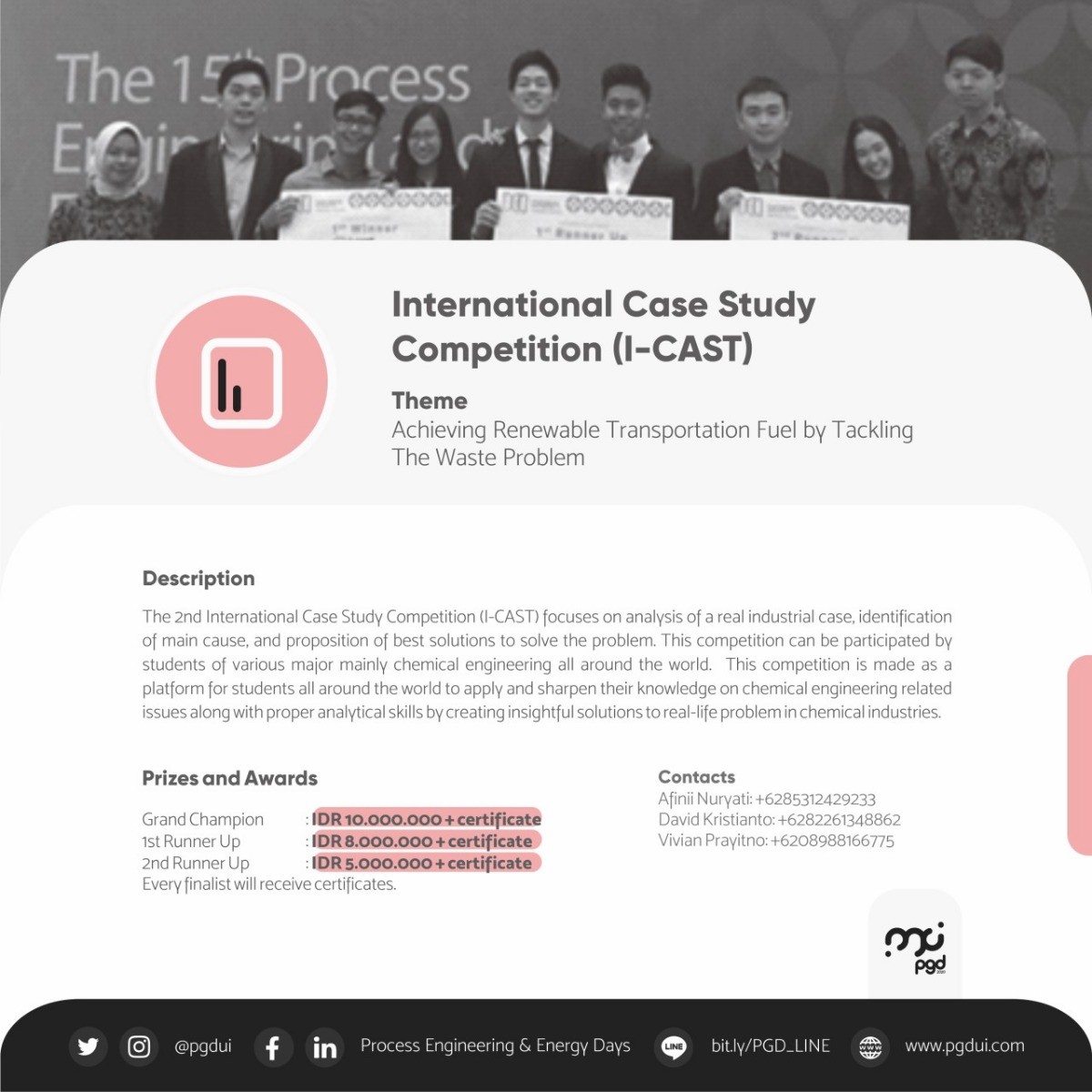 Poster International Case Study Competition PGD UI 2020