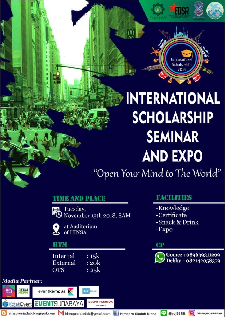 Poster INTERSCHOLARSHIP SEMINAR DAN EXPO