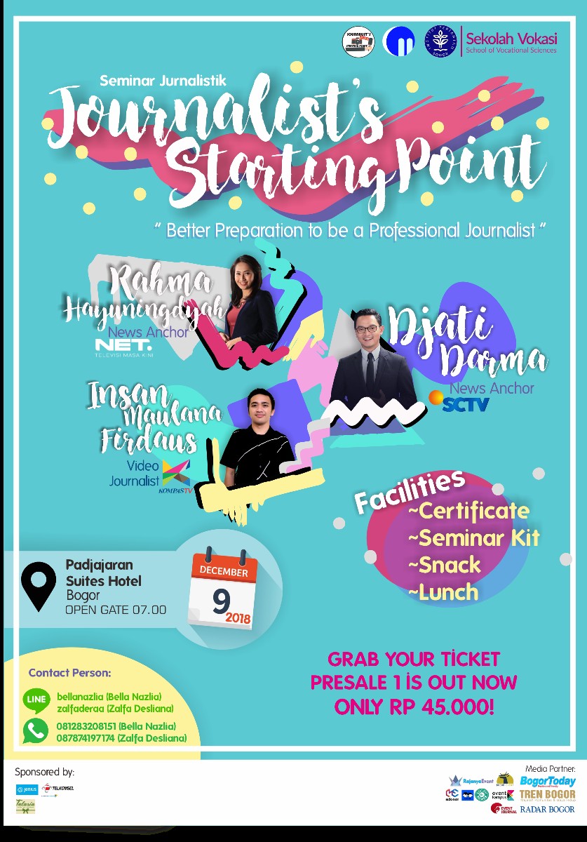 Poster Journalist’s Starting Point 2018