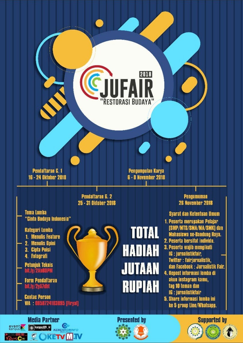 Poster JURNALISTIK FAIR 2018