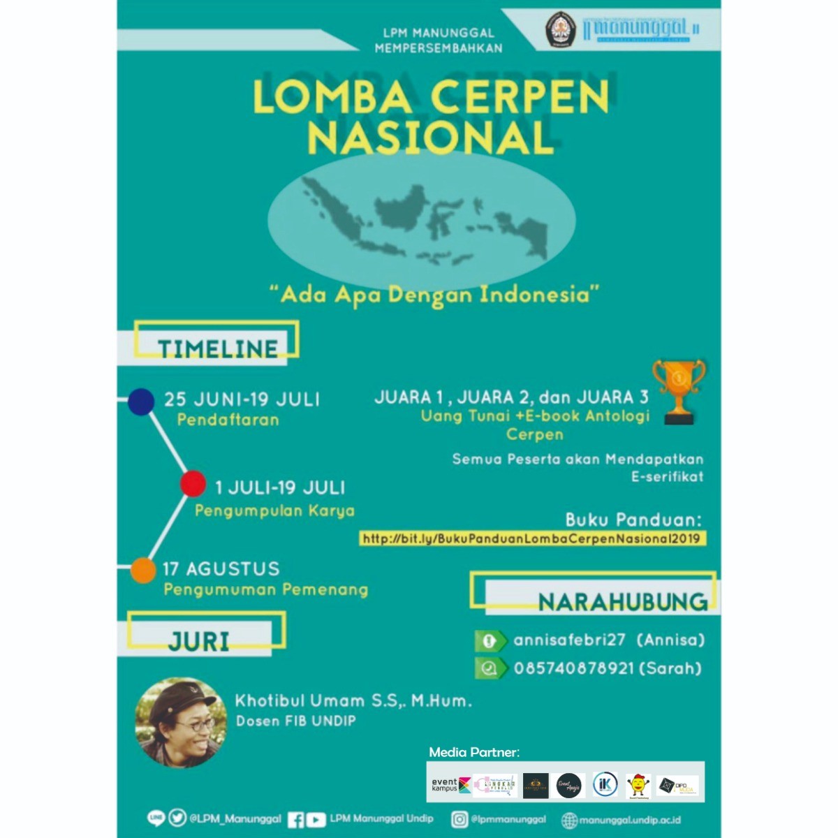 Poster LOMBA CERPEN NASIONAL