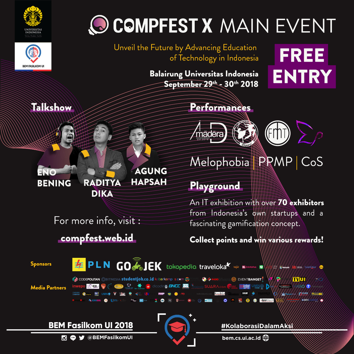 Poster MAIN EVENT COMPFEST X