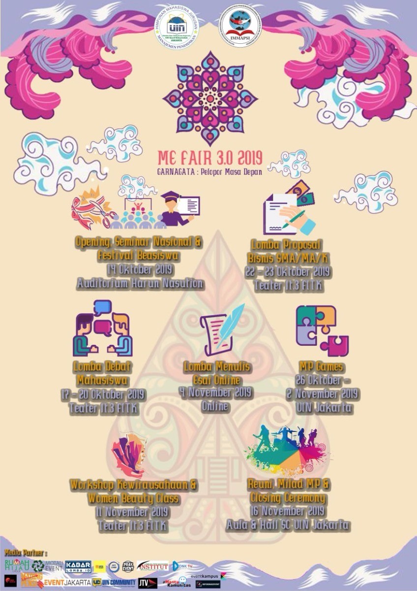 Poster Management of Education Fair (ME fair)