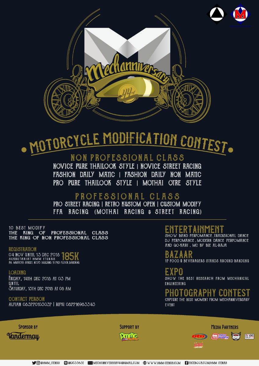 Poster Mechanniversary 44th