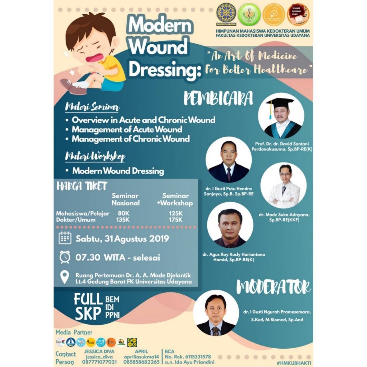 Poster Modern Wound Dressing: "An Art Of Medicine For Better Healthcare"