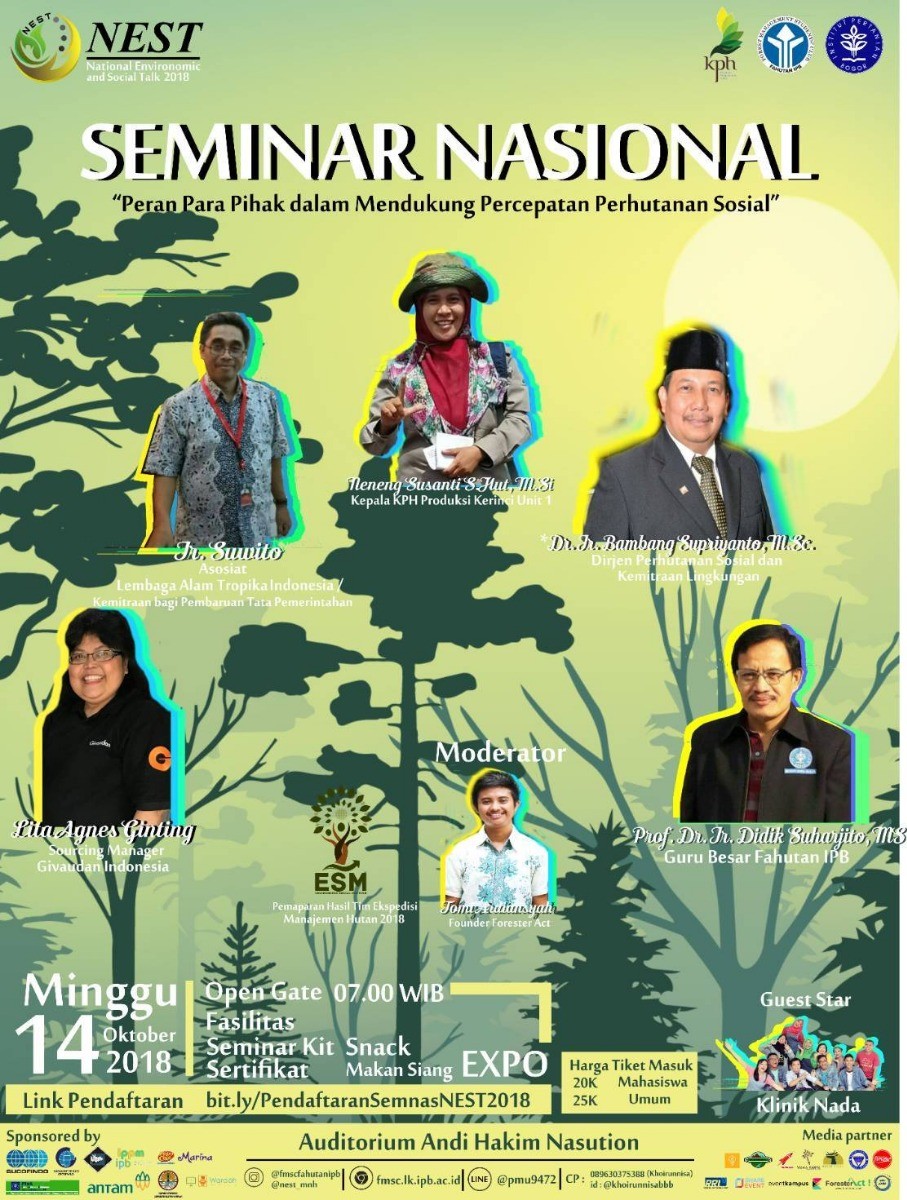 Poster National Environomic and Social Talk (NEST)