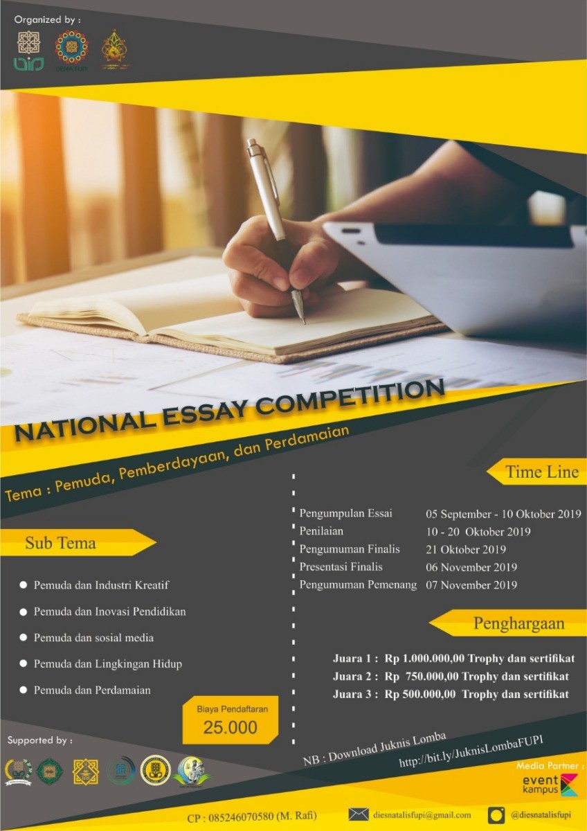 essay competition adalah