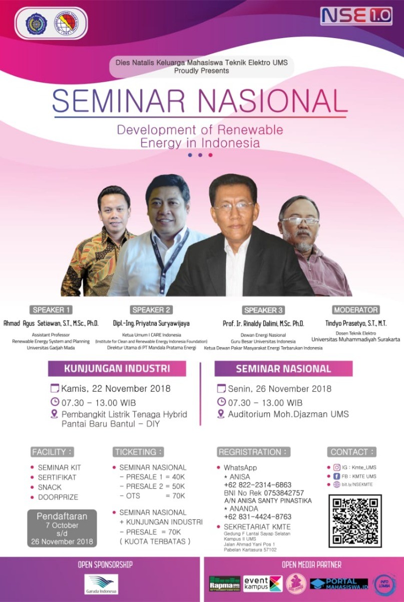 Poster National Seminar Of Electrical