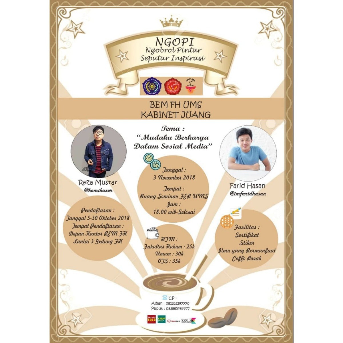 Poster NGOPI (Ngobrol Pintar Seputar Inspirasi)