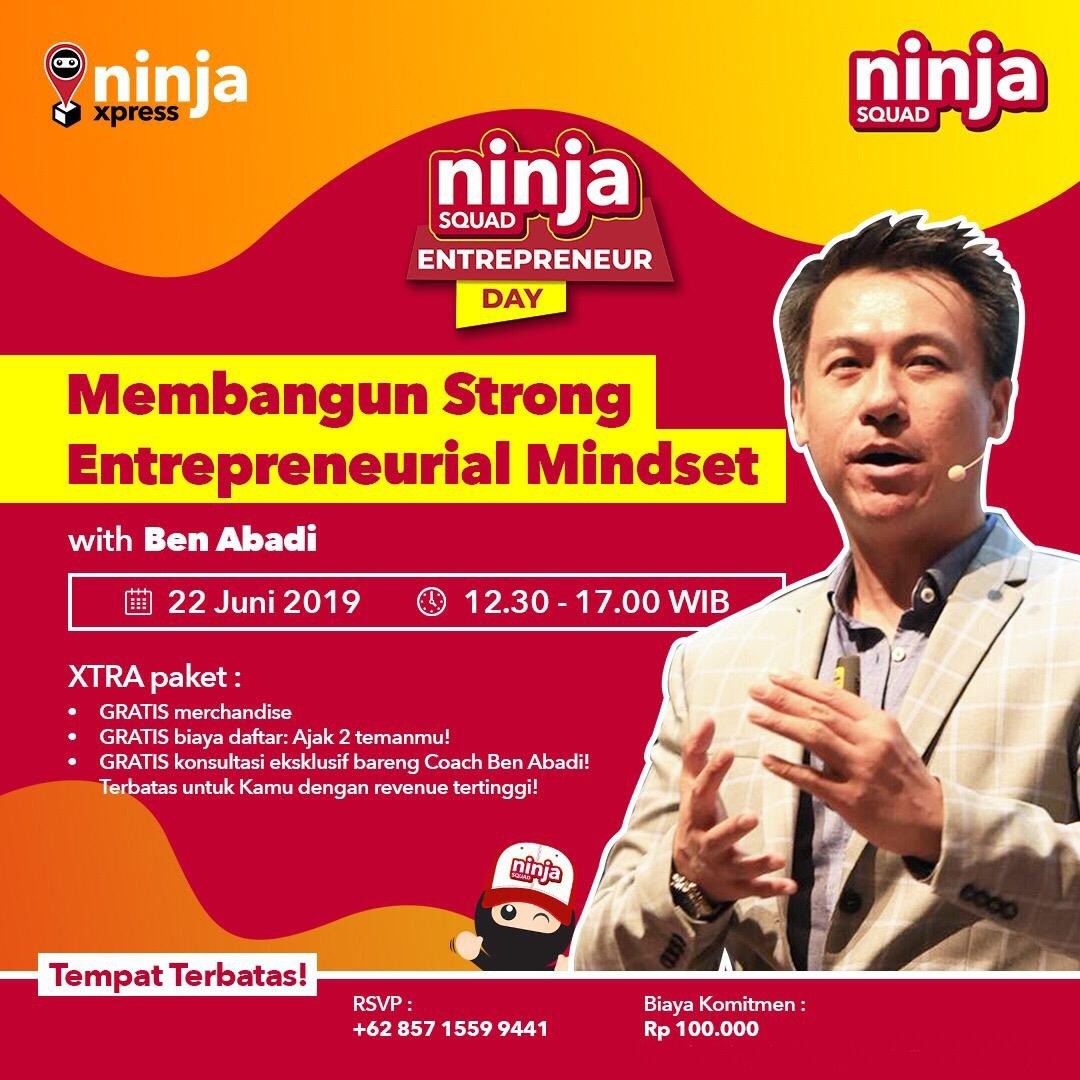 Poster Ninja Squad Entrepreneur Day