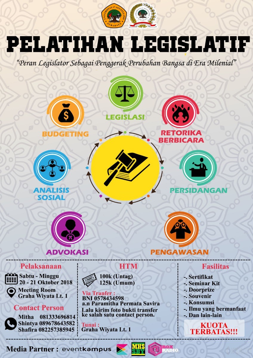 Poster Pelatihan Legislatif