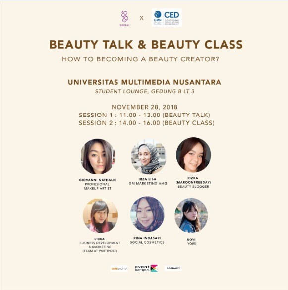 Poster Program Beauty Class di UMN