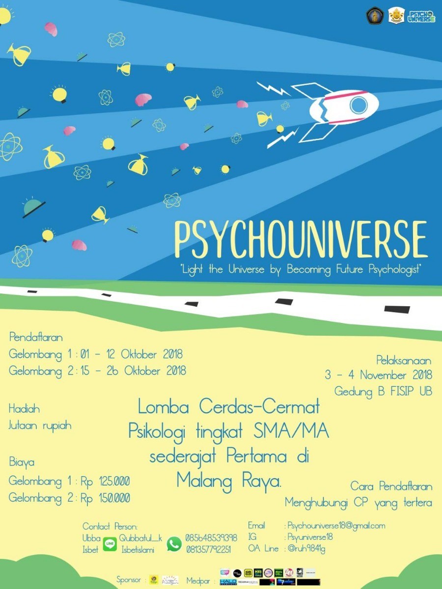 Poster PSYCHOUNIVERSE 2018