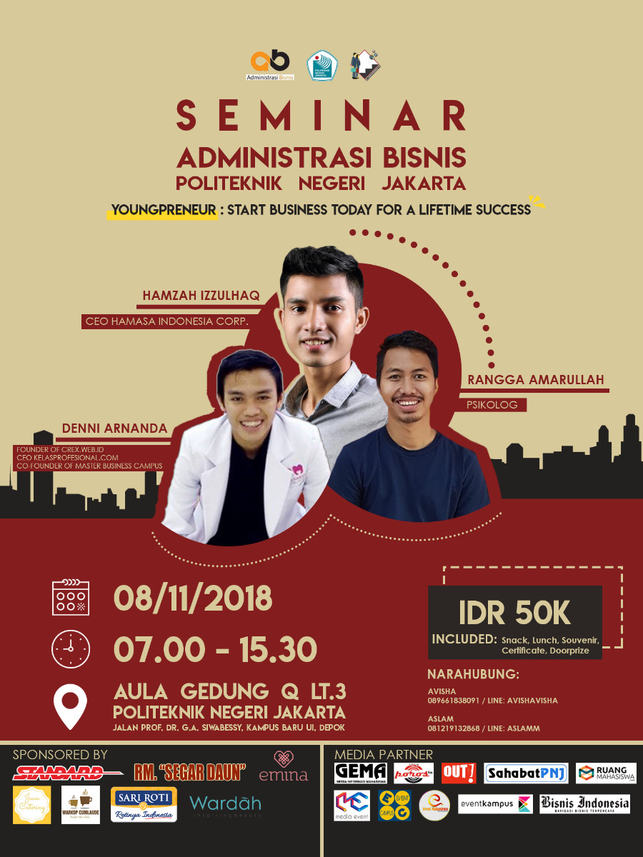 Poster SEMINAR ADMINISTRASI BISNIS PNJ