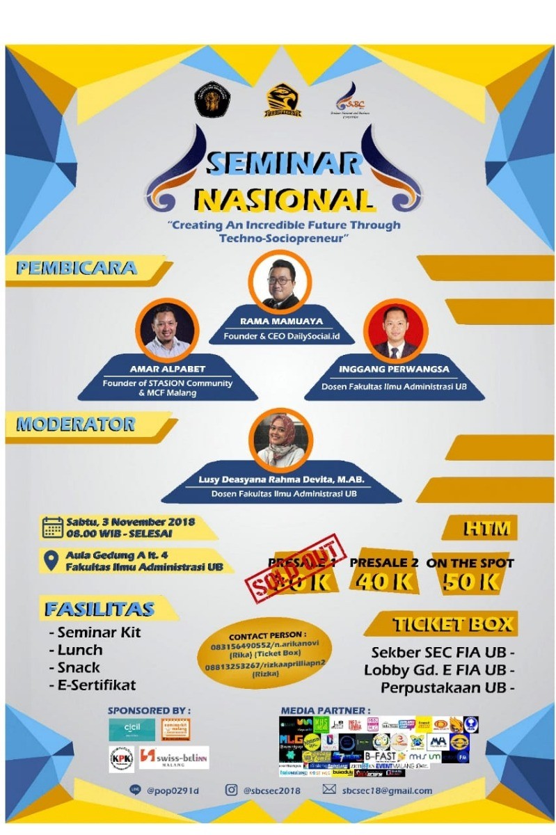 Poster Seminar ans Business Competition